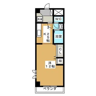 セントラル参番館【3階】の間取り