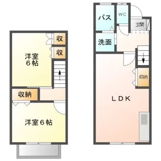 コーポ大黒屋Aの間取り