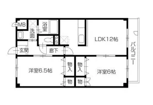 セルジュ出原【304号室】の間取り