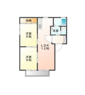 シャーメゾンいずえ【C号室】の間取り