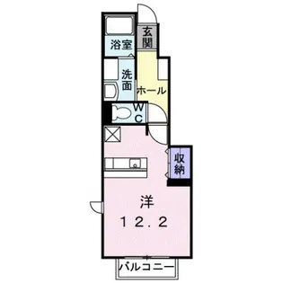 SUN SQUARE新地 A【103号室】の間取り