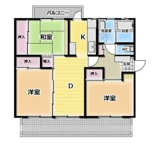 京都東山401棟【3階】の間取り