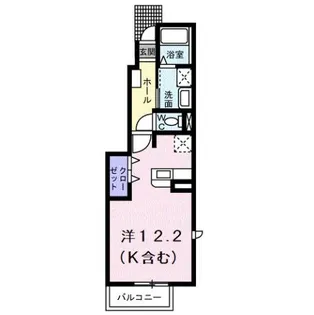 アヴェニール【1階】の間取り