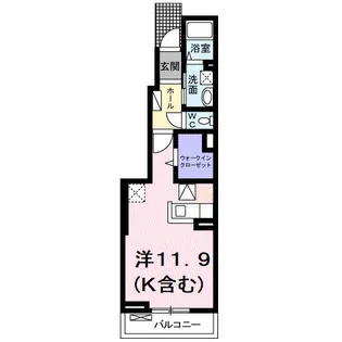 レジデンス ナカ Ⅲ【1階】の間取り