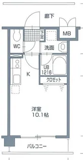 COCO学南町【212号室】の間取り
