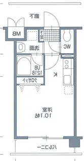COCO学南町【213号室】の間取り