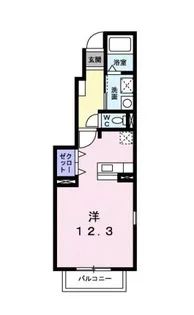 グランデy B【1階】の間取り