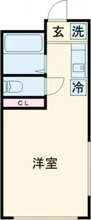 アバンダン栗林【2階】の間取り
