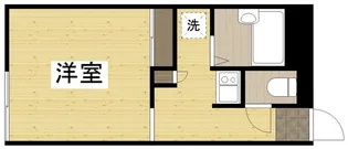 パレス白楽町【206号室】の間取り