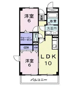 サントピア【4階】の間取り