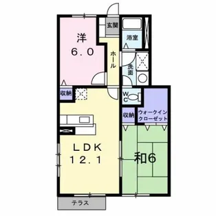 ブリーズ21 Ⅱ【1階】の間取り