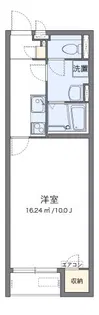 クレイノメイプルハイム【208号室】の間取り