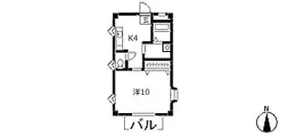 BELLAGIO【4階】の間取り