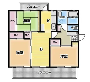 京都東山406棟【12号室】の間取り
