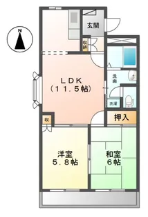 アルシオン壱番館【3階】の間取り