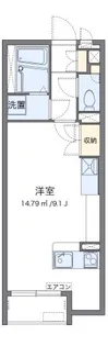 ミランダリゼやまのきた【204号室】の間取り