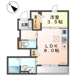 フェリシテⅡ【1階】の間取り