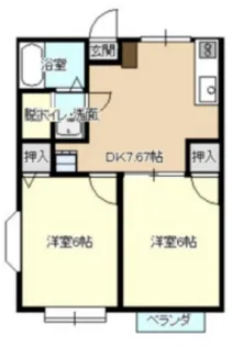 未来ハイツ【2階】の間取り