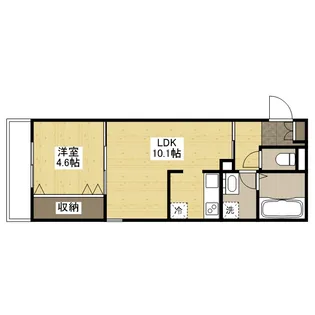 KOYURIKA 【301号室】の間取り