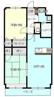 レイディアンス青山【303号室】の間取り