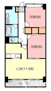 レオパルド国分寺【7階】の間取り