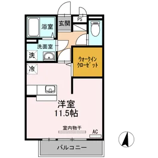 シャルル Ⅰ棟【1階】の間取り