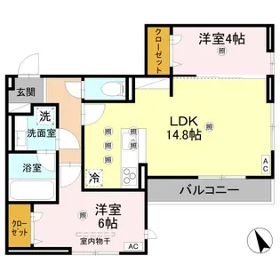 D-residence川口3丁目W【1階】の間取り
