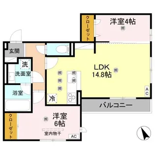 D-residence川口3丁目 W【3階】の間取り