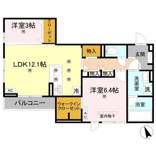 D-residence川口3丁目W【1階】の間取り