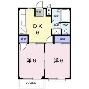 ミューズ松本Ⅰ【2階】の間取り
