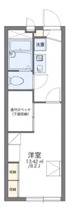 レオパレスウイング近藤Ⅱ【1階】の間取り