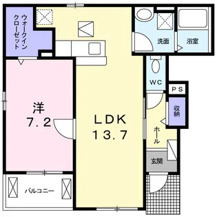 プレミアムⅡ【1階】の間取り