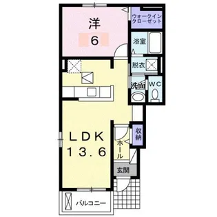 ハーモニー成合【1階】の間取り