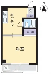 ユソウビル【4階】の間取り