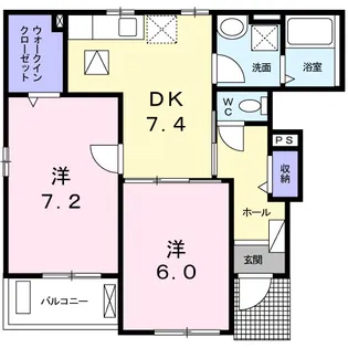 アンシャンテ【1階】の間取り