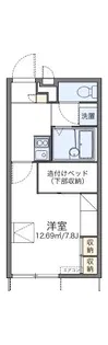 レオパレスパル北方Ⅲ【1階】の間取り