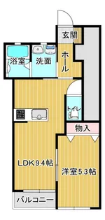 シェルメール庭瀬【1階】の間取り