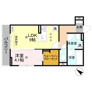 トリシアさくら【2階】の間取り