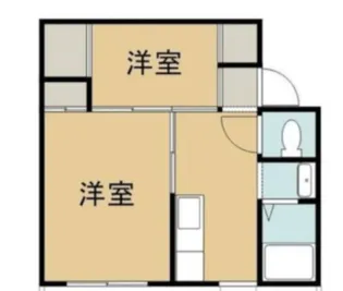 ヴィラナリー川津1号棟【502号室】の間取り