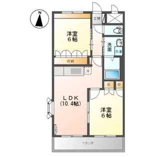 エクセレント【2階】の間取り