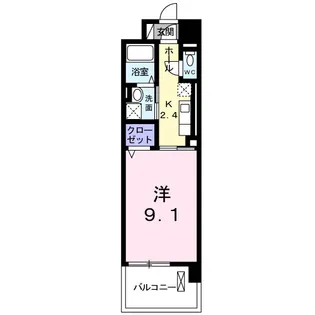 レジデンス西川【3階】の間取り