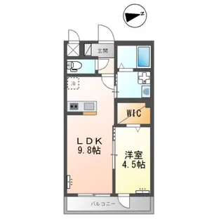 リヴソレイユ【2階】の間取り