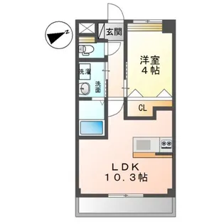リアンS【2階】の間取り