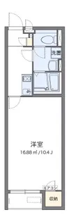 クレイノグローリーⅡ【109号室】の間取り