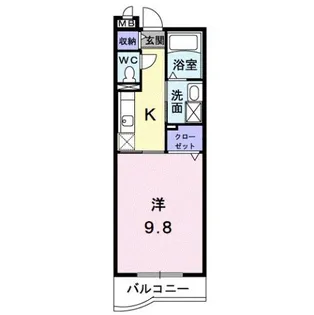 サン・ロイヤルガーデンC【2階】の間取り