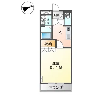 リバティー【1階】の間取り