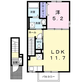 レゾナンス【2階】の間取り