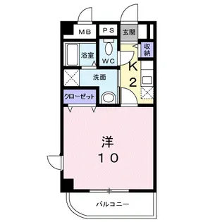 サンライズ【2階】の間取り