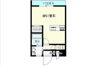 サンフラワー今津【1階】の間取り