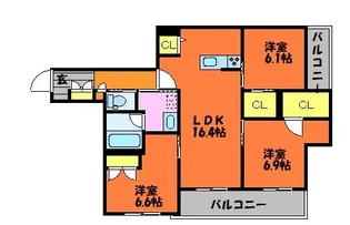 ファーストクラス【2階】の間取り